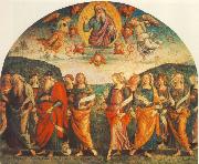 PERUGINO, Pietro The Almighty with Prophets and Sybils oil painting reproduction